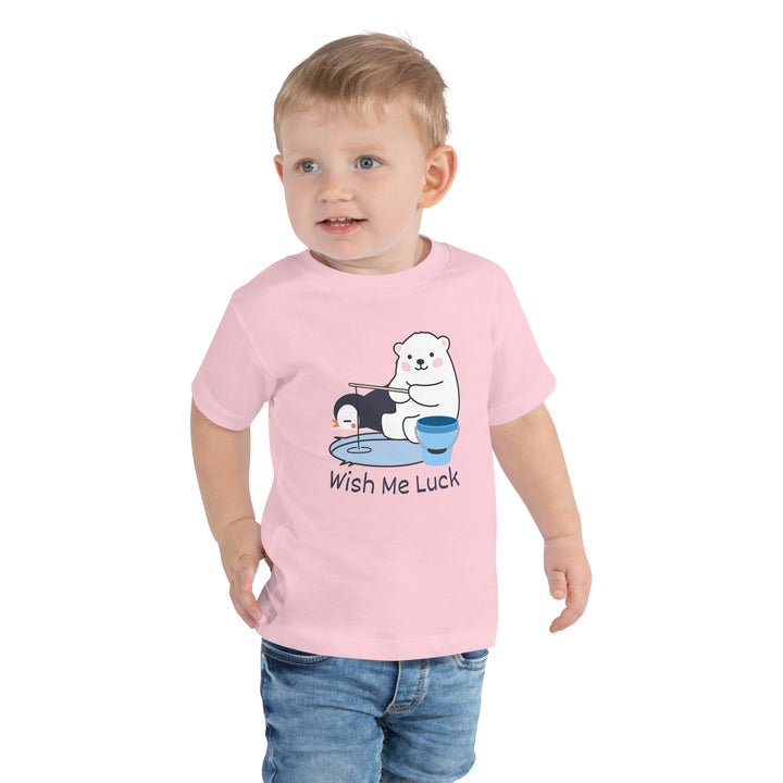 Pretty Round Neck Graphic Printed T-shirt for toddlers