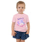 Pretty Round Neck Graphic Printed T-shirt for toddlers