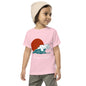 Pretty Round Neck Graphic Printed T-shirt for toddlers