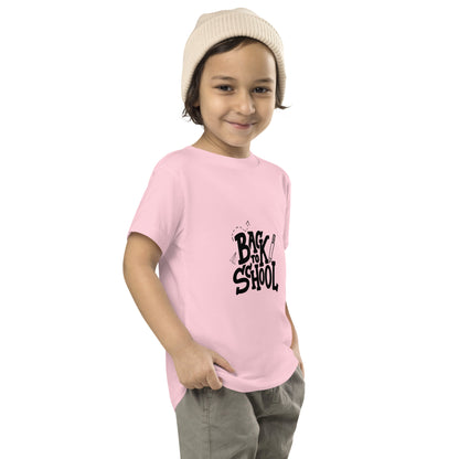 Cute Graphic Printed  Short Sleeve Tee for Toddlers