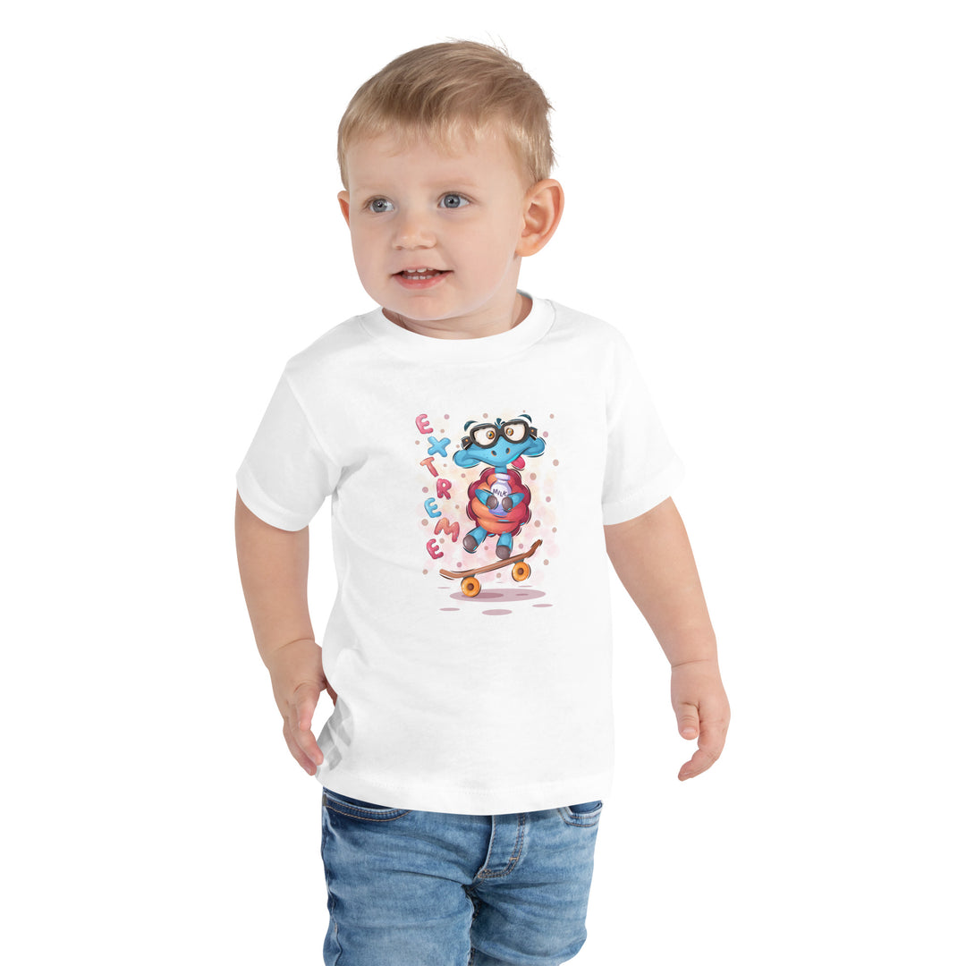 Adorable Round Neck Graphic Printed T-shirt for toddlers