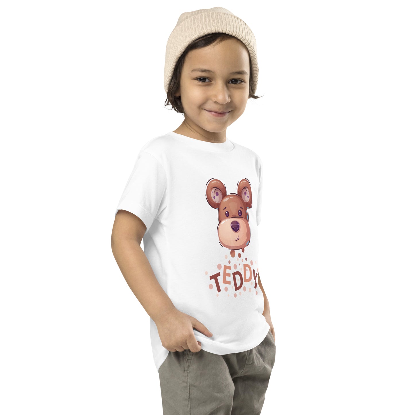 Cute Round Neck Graphic Printed T-shirt for toddlers