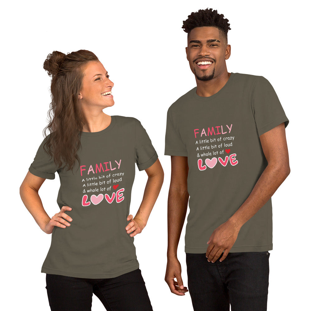 Cute Family T-shirt for Both Men and Women