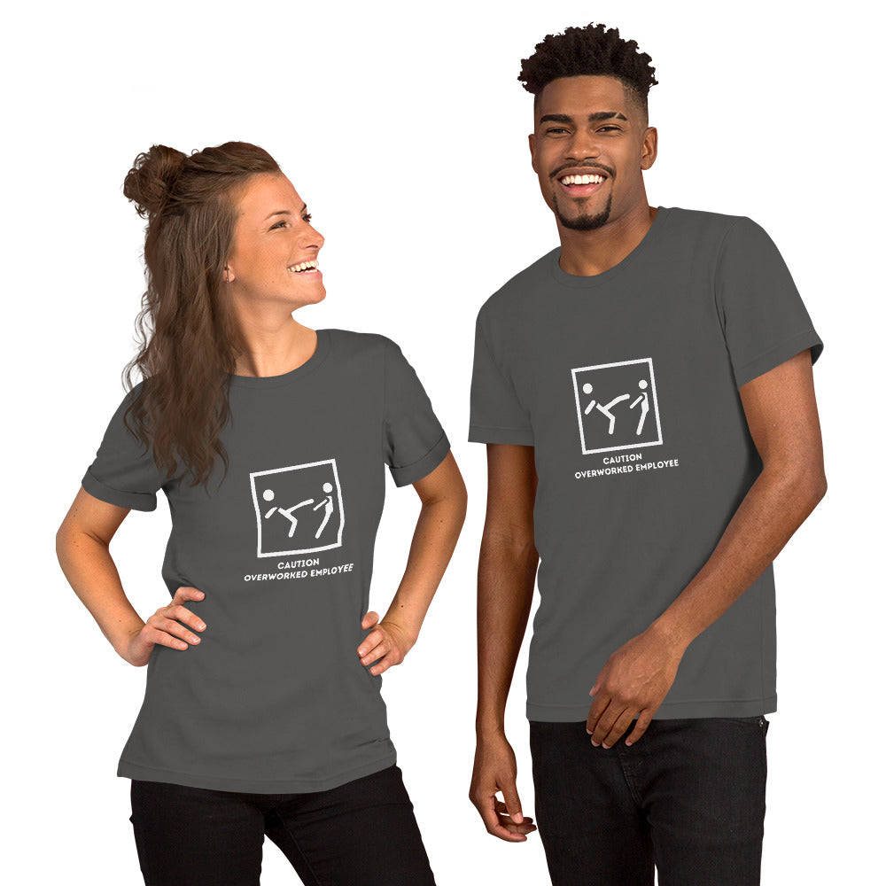 Overpowered Employee Casual T-shirt for Men and Women