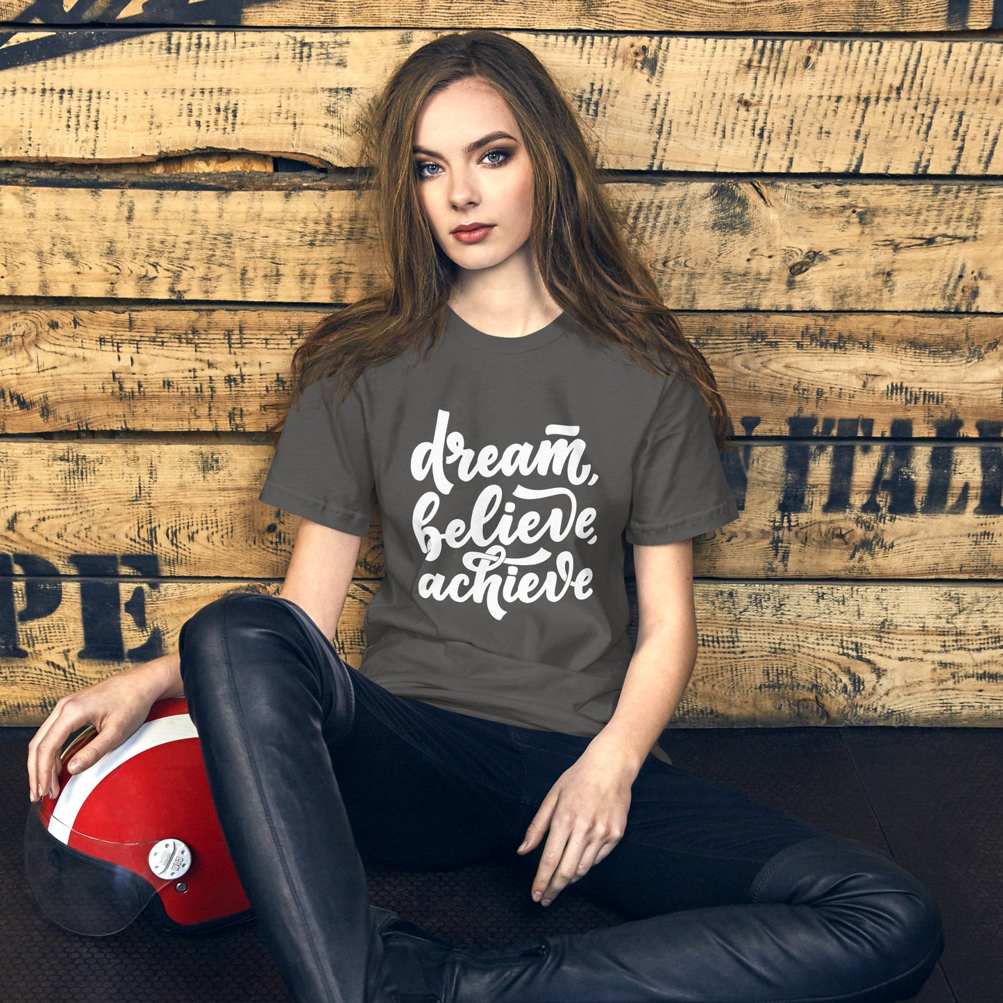 Casual Round Neck Motivational T-shirt for both Men and Women