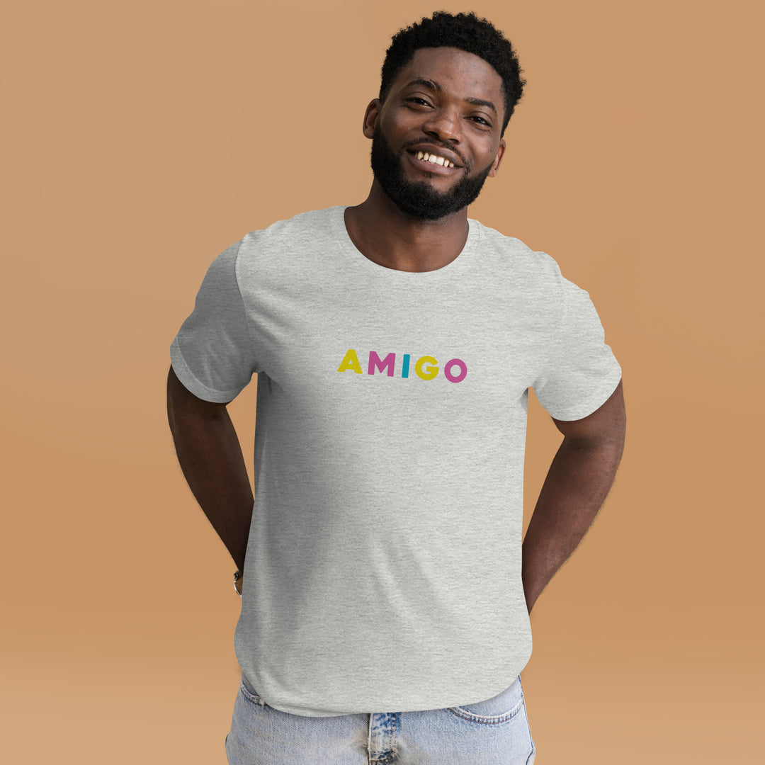 Amigo Graphic Printed T-shirt for both Men and Women