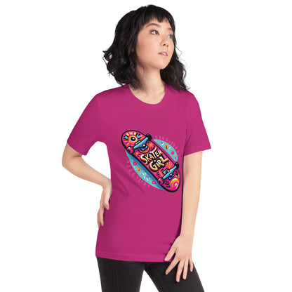 Graphic Printed Skater Girl  T-shirt