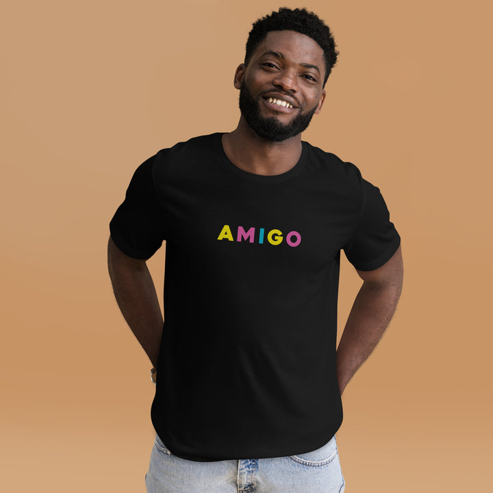 Amigo Graphic Printed T-shirt for both Men and Women