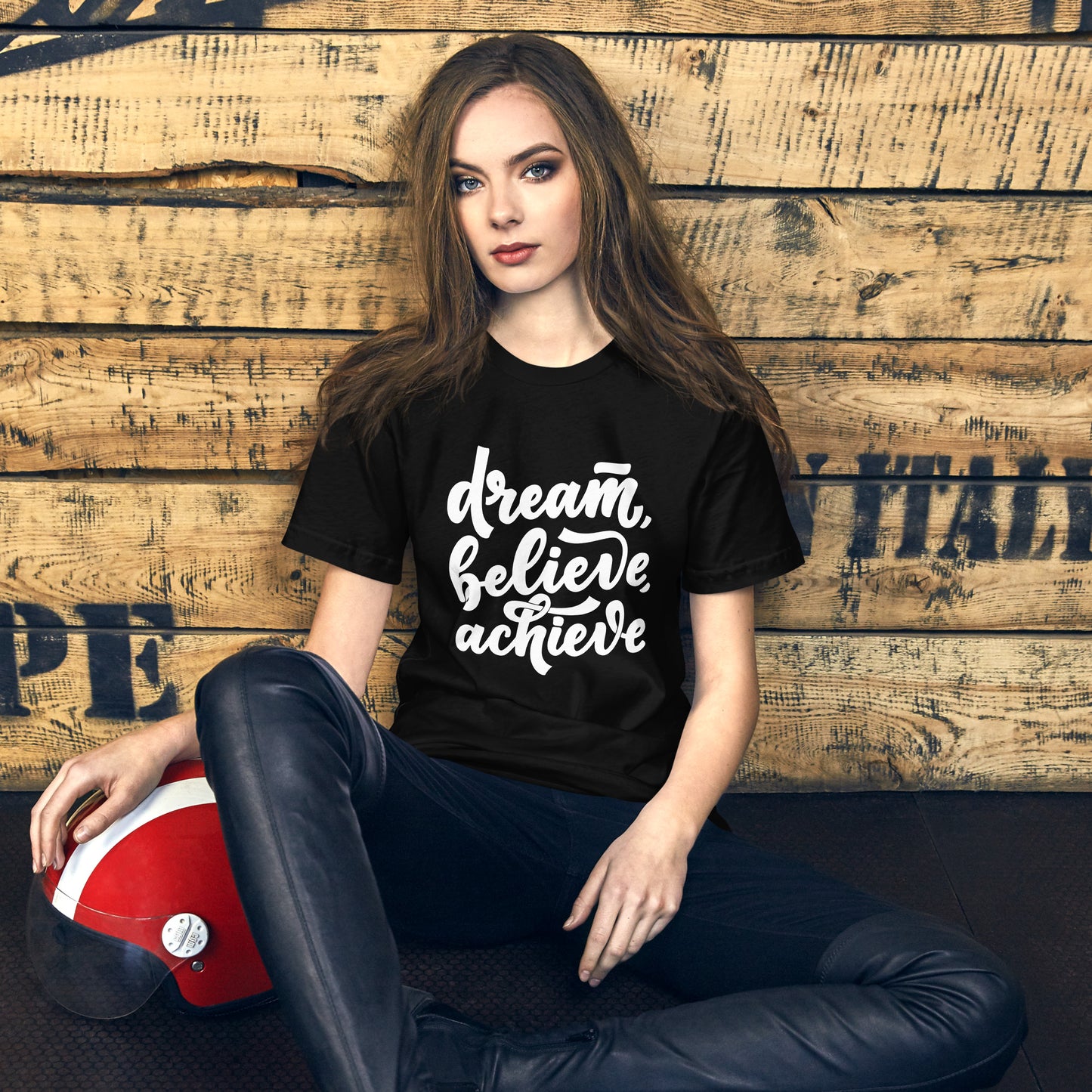 Casual Round Neck Motivational T-shirt for both Men and Women