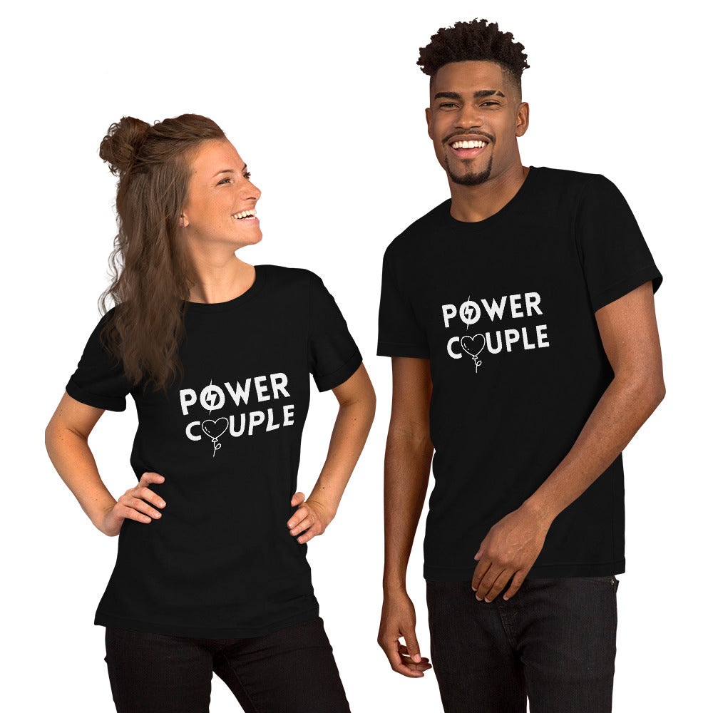 Power Couple T-shirt for Both Men and Women