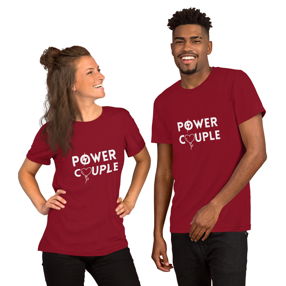 Power Couple T-shirt for Both Men and Women