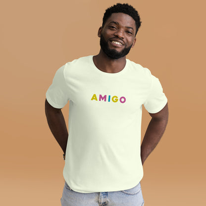 Amigo Graphic Printed T-shirt for both Men and Women