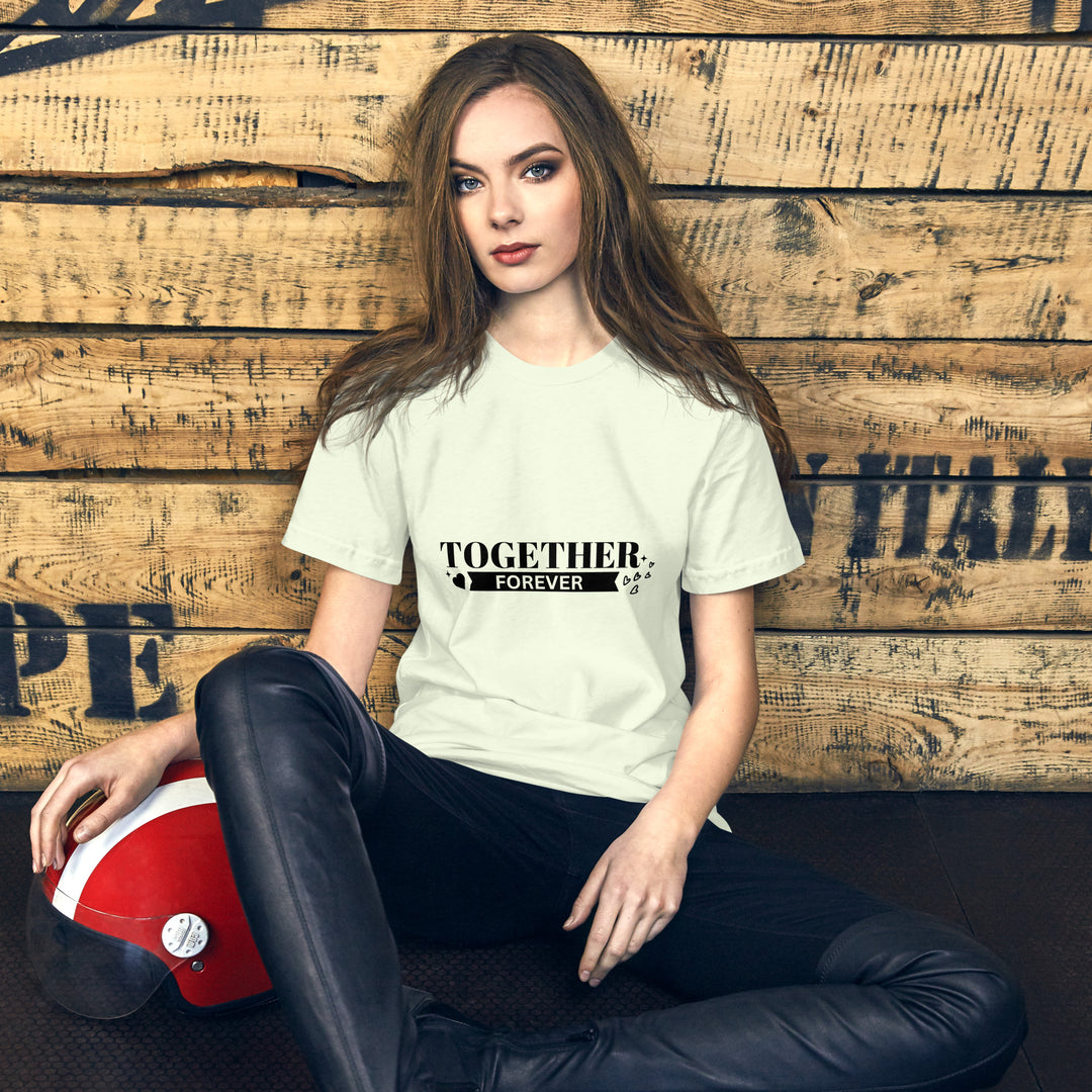 Classic Round Neck Graphic Printed T-shirt for Women