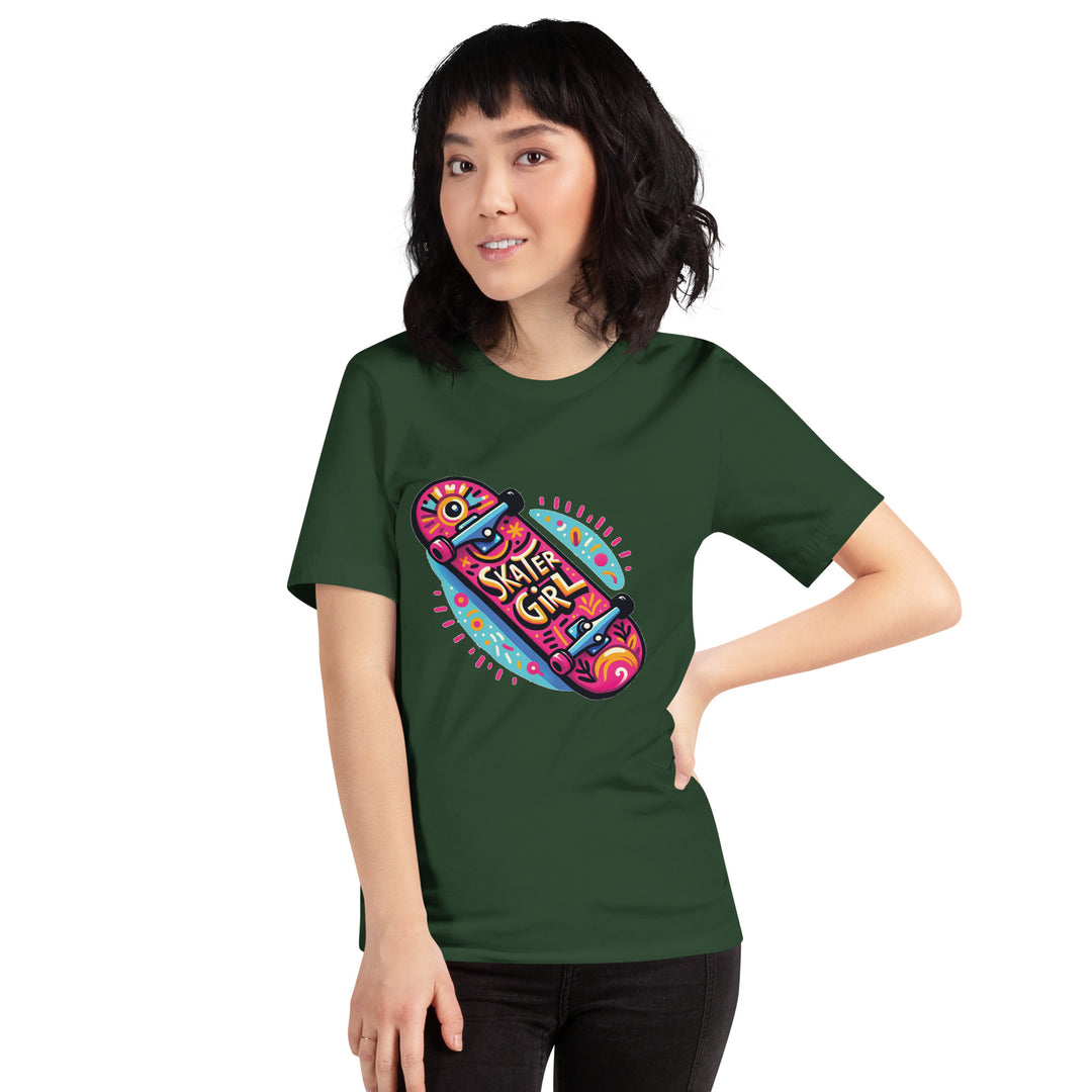 Graphic Printed Skater Girl  T-shirt