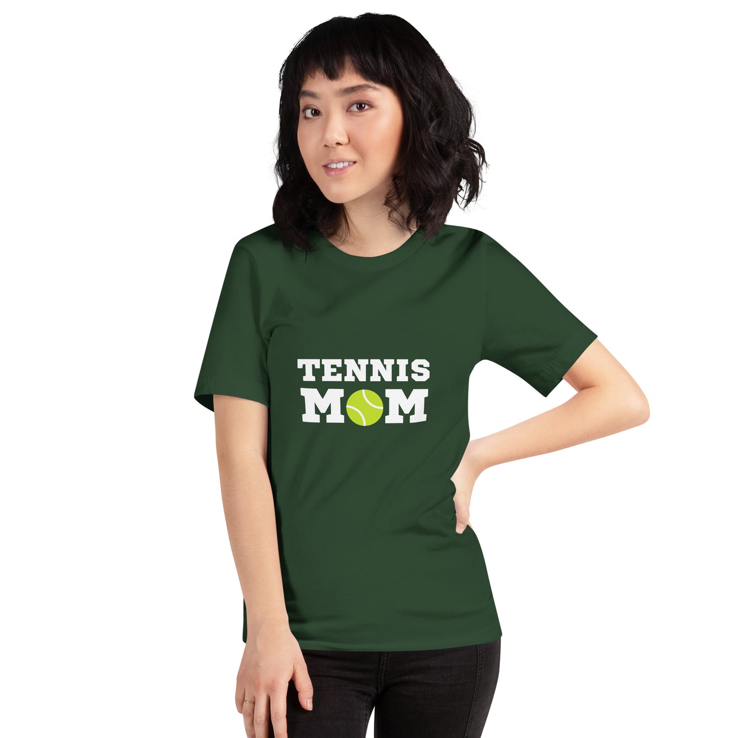 Classic Tennis Mom Printed T-shirt