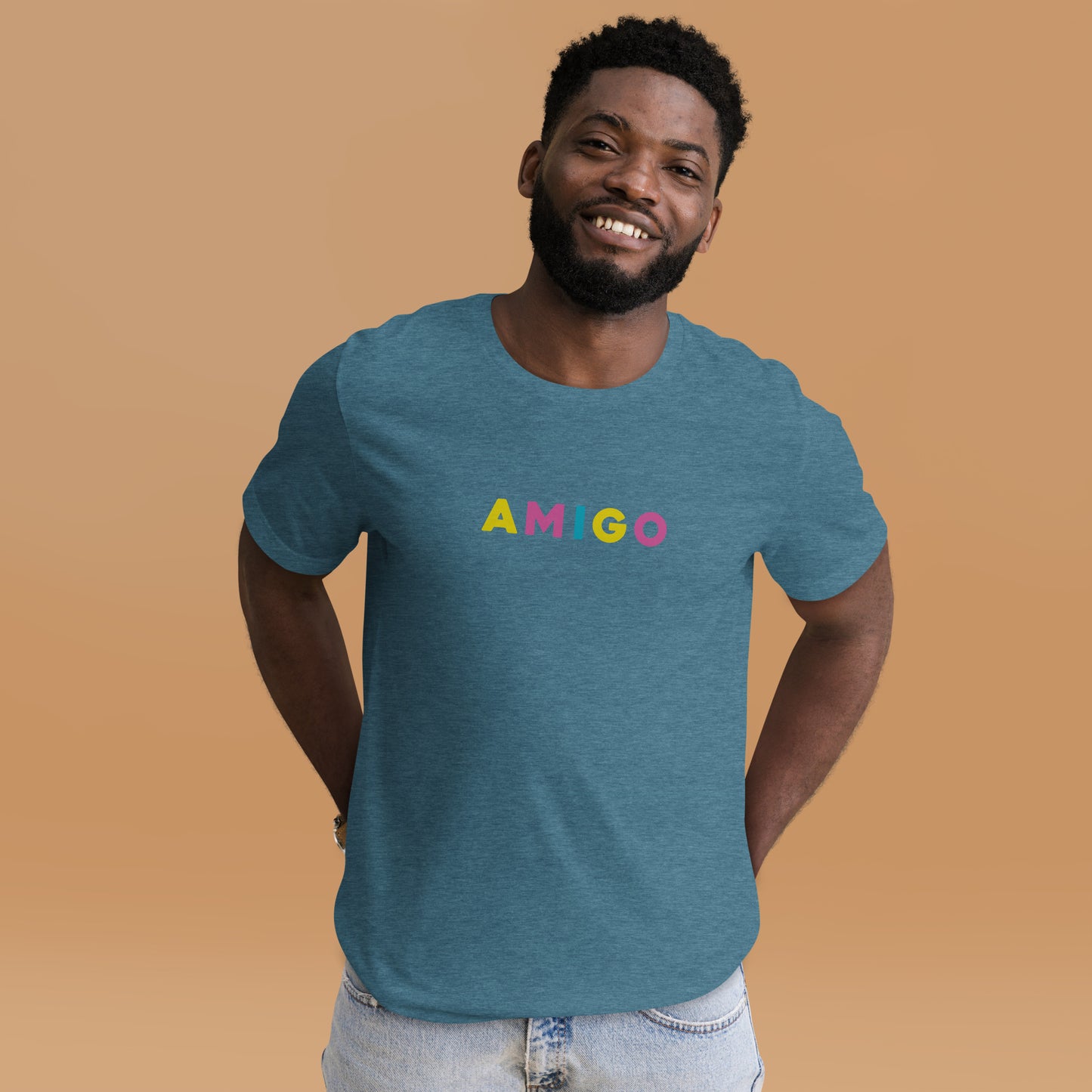 Amigo Graphic Printed T-shirt for both Men and Women