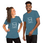 Overpowered Employee Casual T-shirt for Men and Women