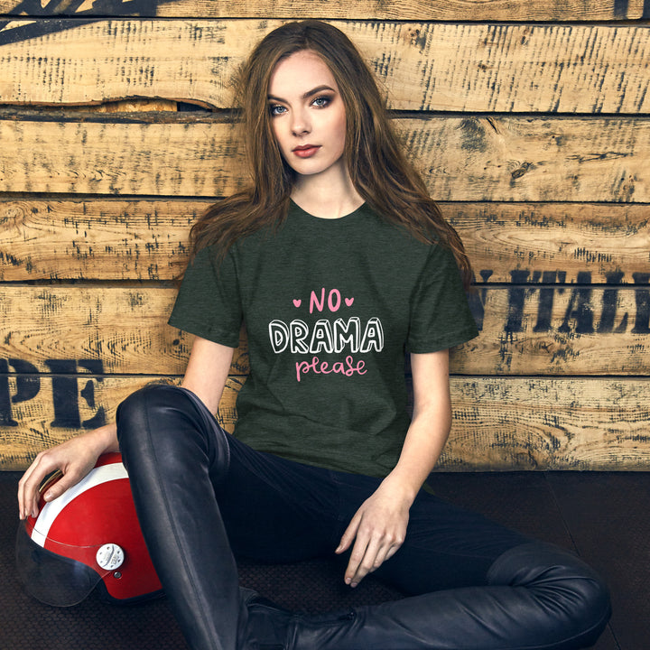 Casual Round Neck Graphic Printed T-shirt and Women