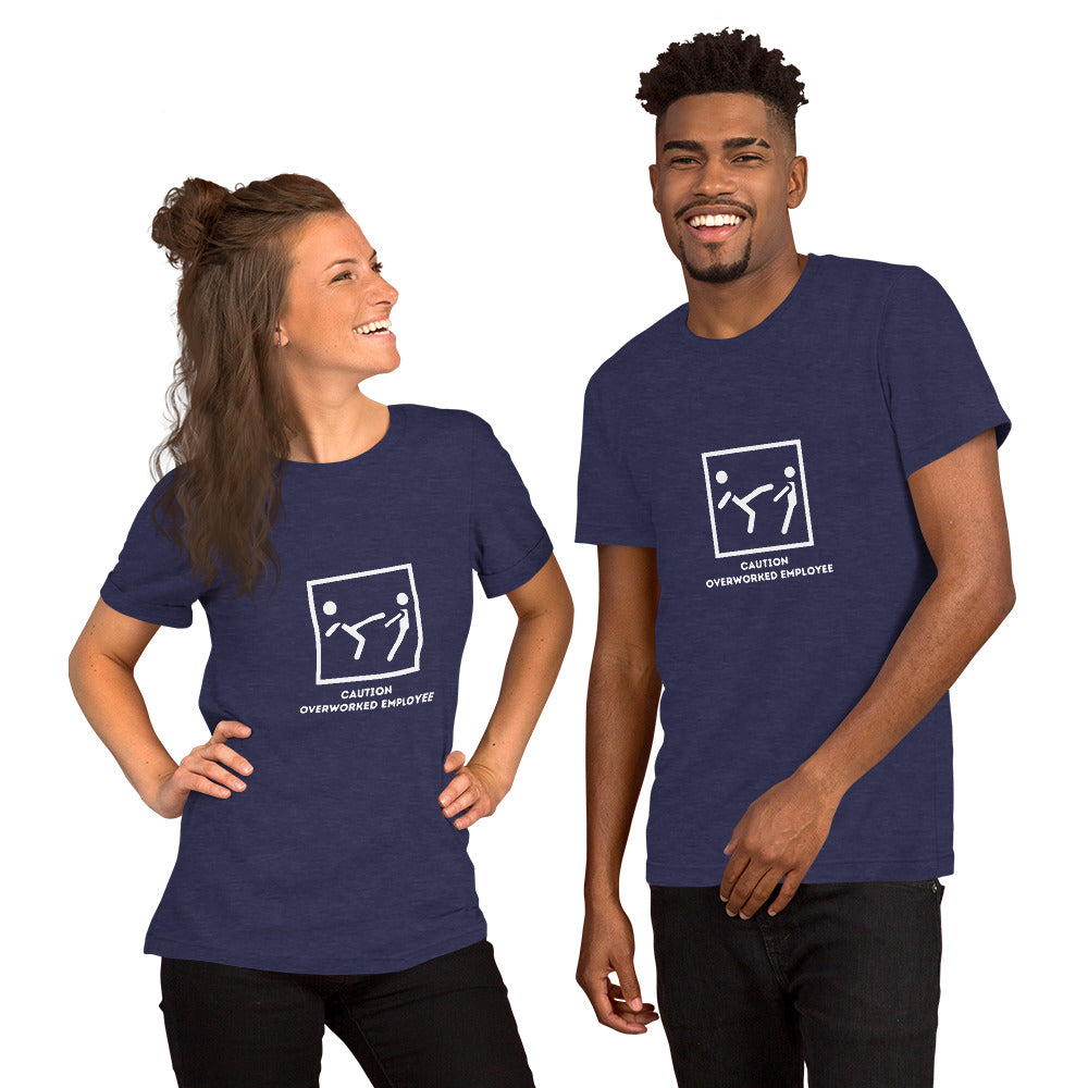 Overpowered Employee Casual T-shirt for Men and Women
