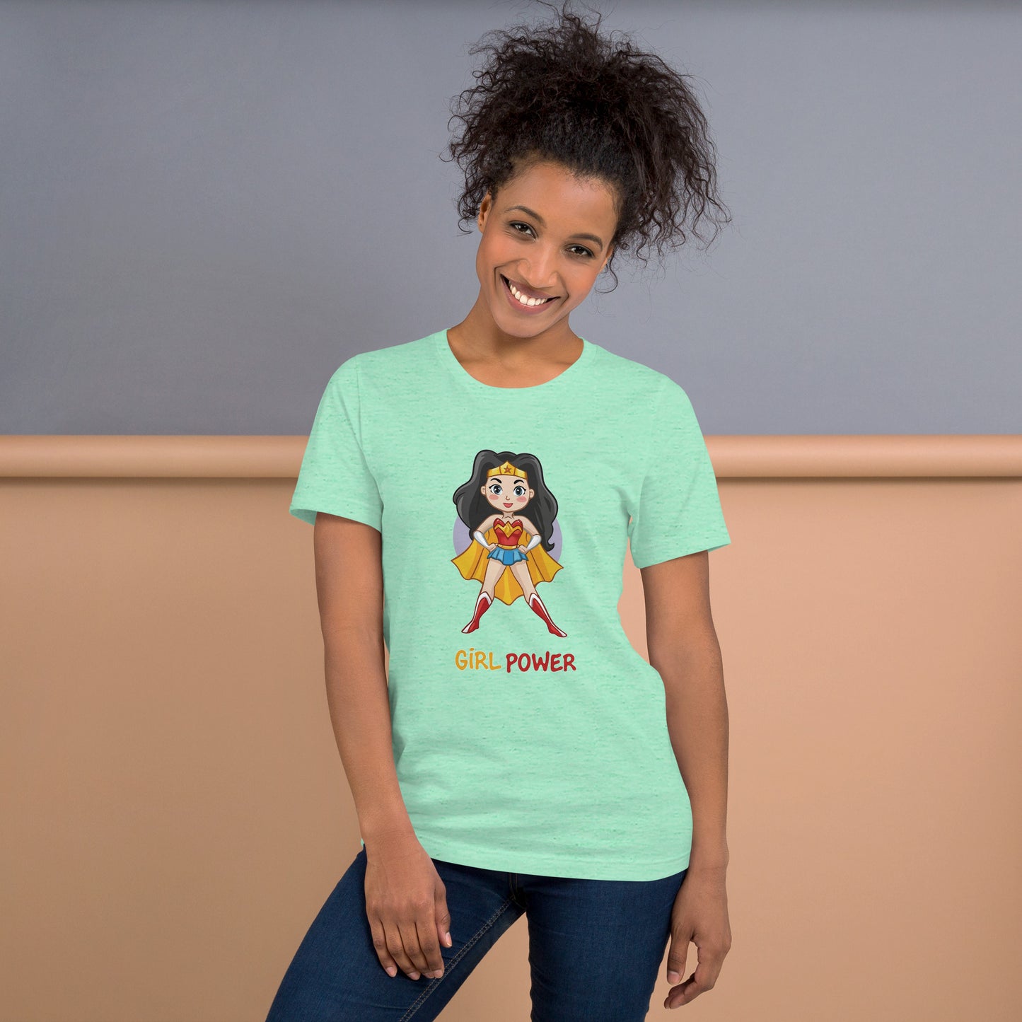 Graphic Printed Super Women T-shirt