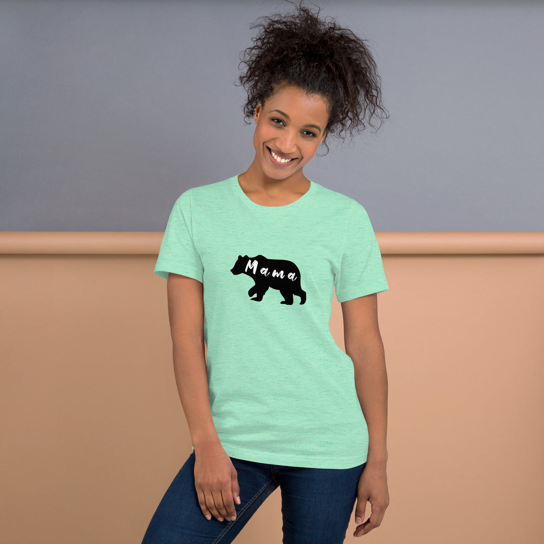 Bear Mama Printed T-shirt