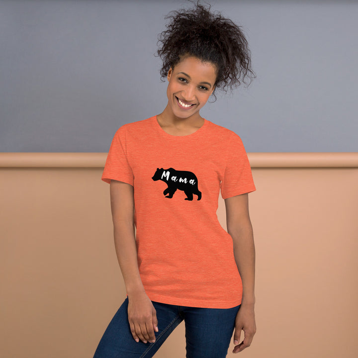 Bear Mama Printed T-shirt