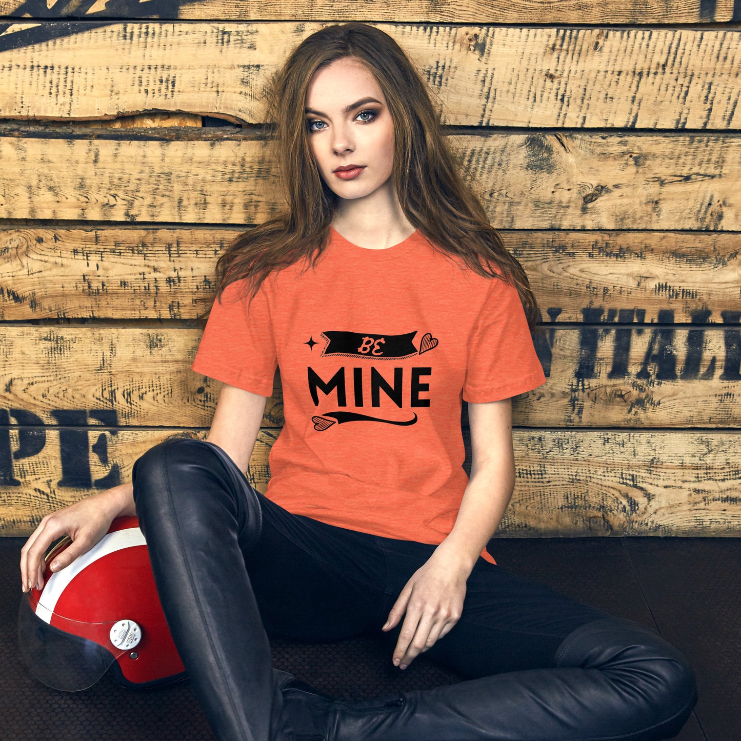 Cute Round Neck Graphic Printed T-shirt for Women