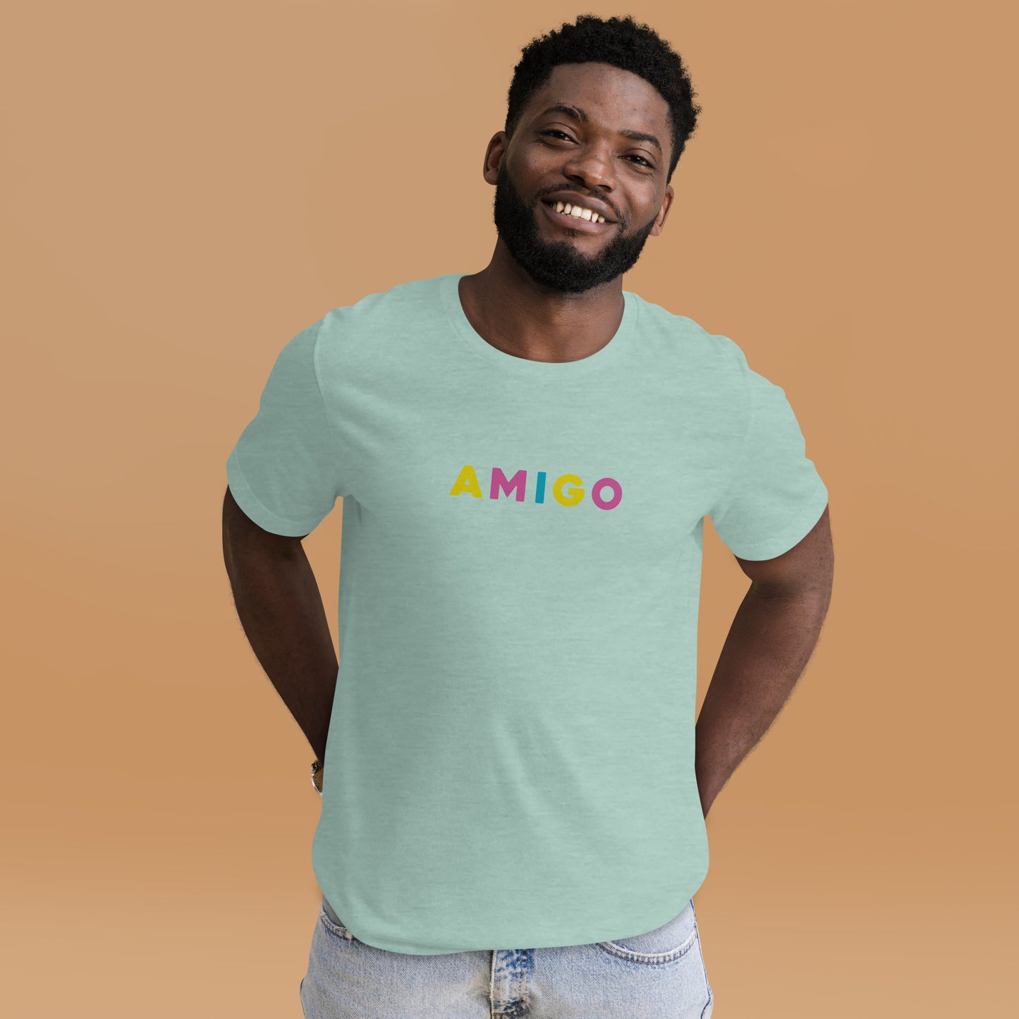 Amigo Graphic Printed T-shirt for both Men and Women