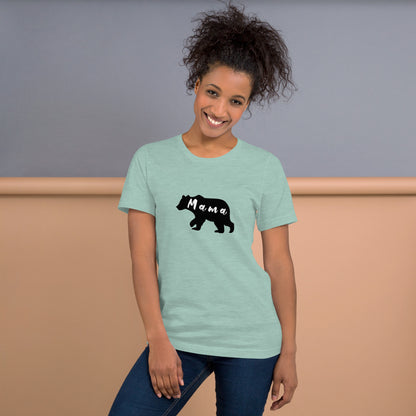 Bear Mama Printed T-shirt