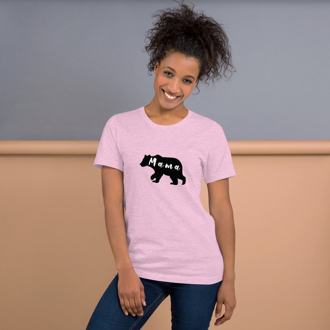 Bear Mama Printed T-shirt