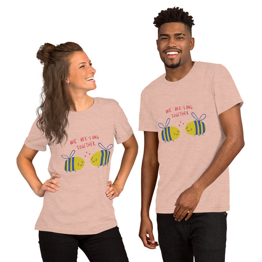 Casual Love Graphic Printed T-shirt for for both Men and Women