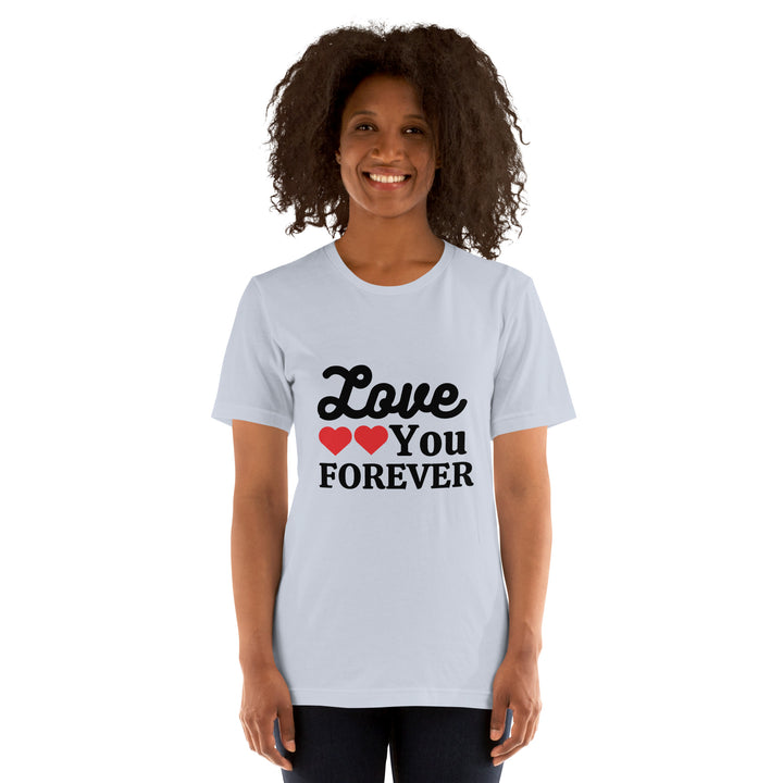 Cute Love Graphic Printed T-shirt for Women