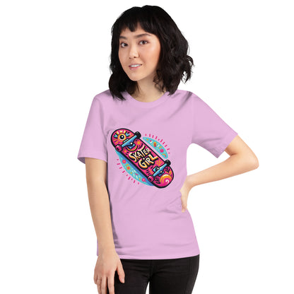 Graphic Printed Skater Girl  T-shirt