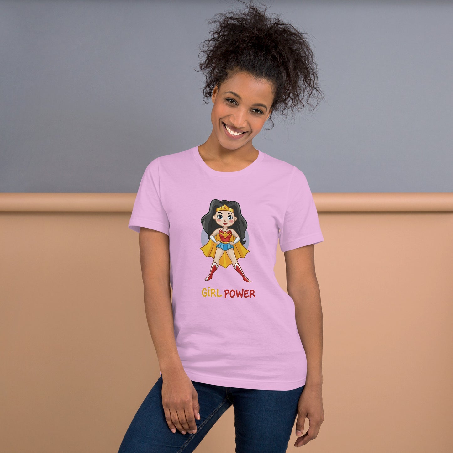 Graphic Printed Super Women T-shirt