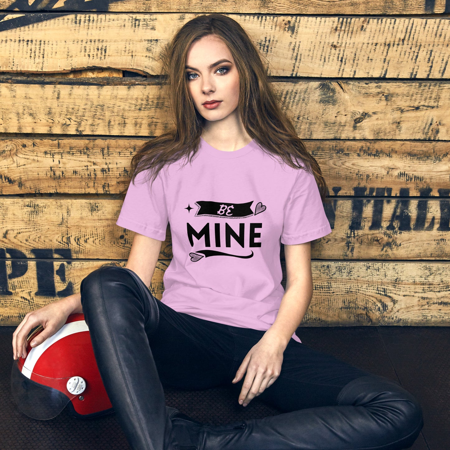 Cute Round Neck Graphic Printed T-shirt for Women