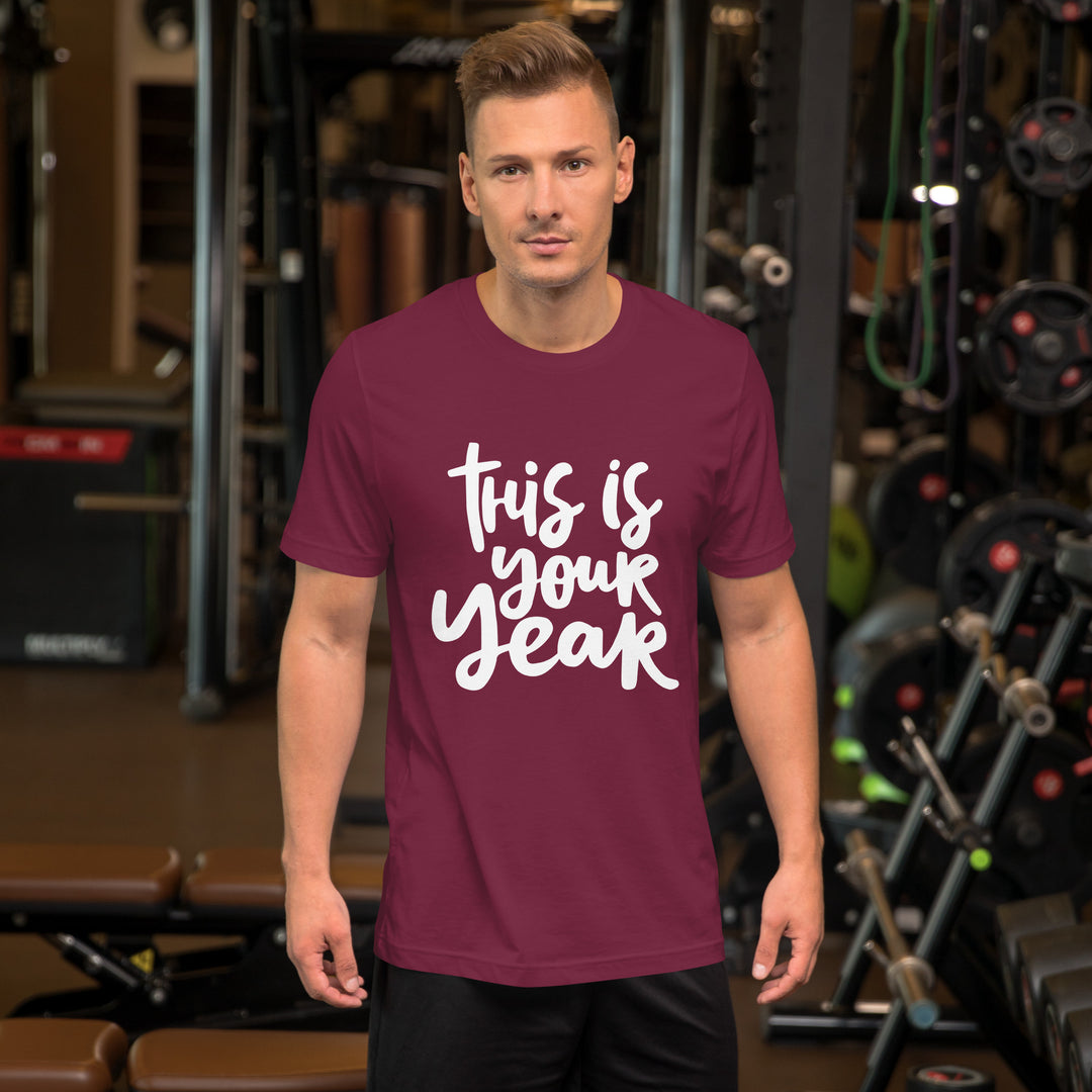 Casual Round Neck Motivational T-shirt for both Men and Women