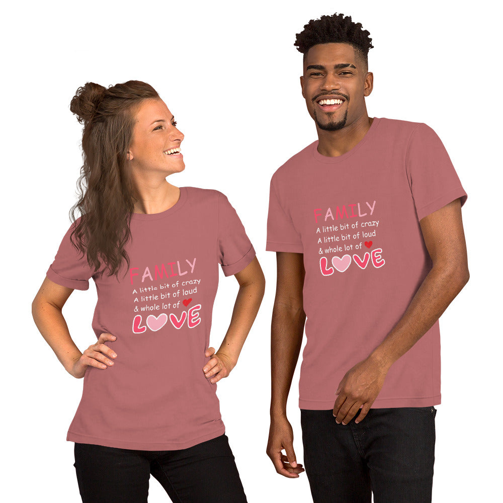 Cute Family T-shirt for Both Men and Women