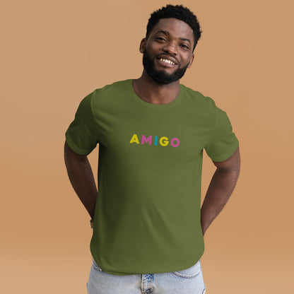 Amigo Graphic Printed T-shirt for both Men and Women