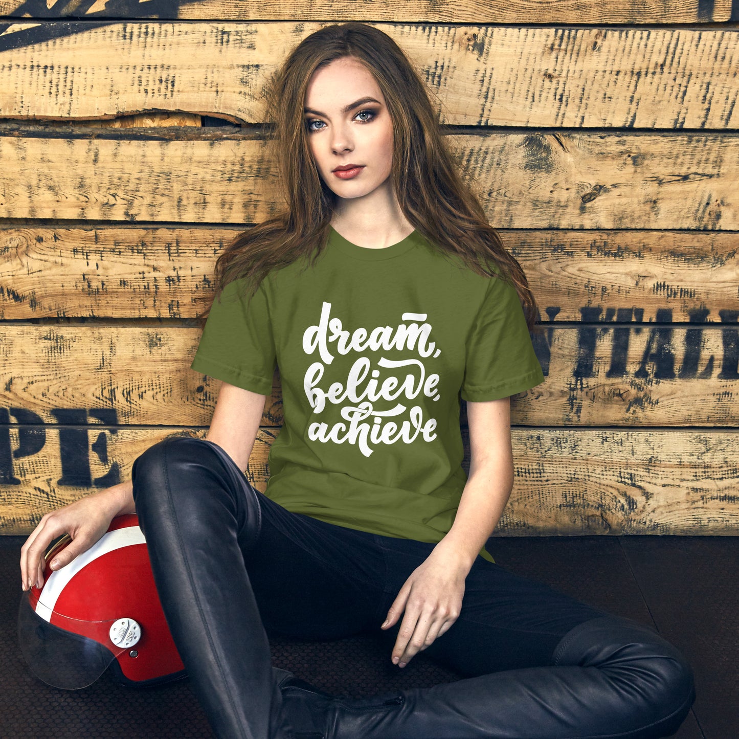 Casual Round Neck Motivational T-shirt for both Men and Women