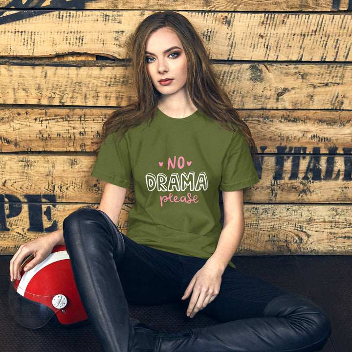 Casual Round Neck Graphic Printed T-shirt and Women