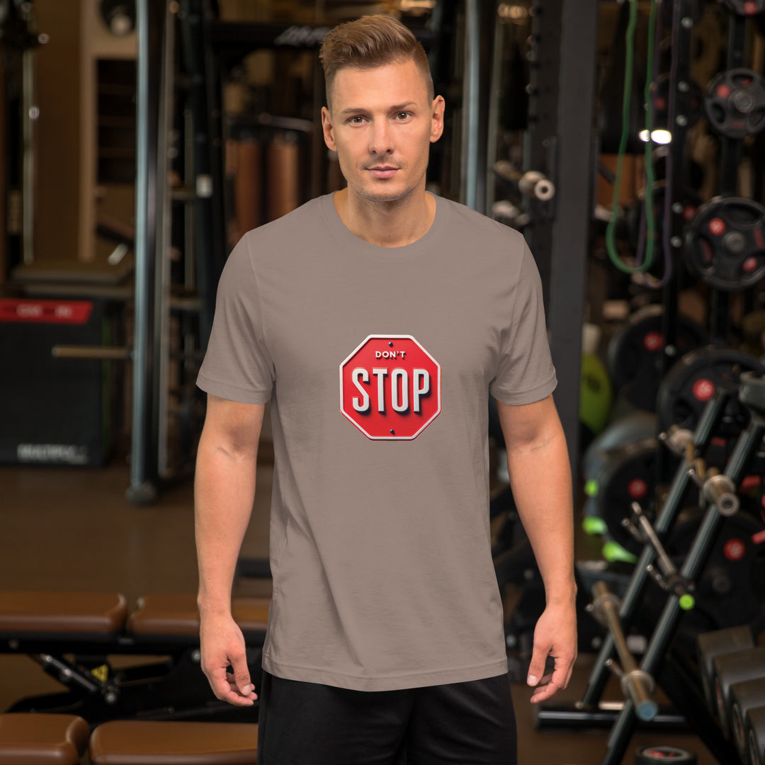 Classic Don't Stop Graphic T-shirt - Men and women Tshirts