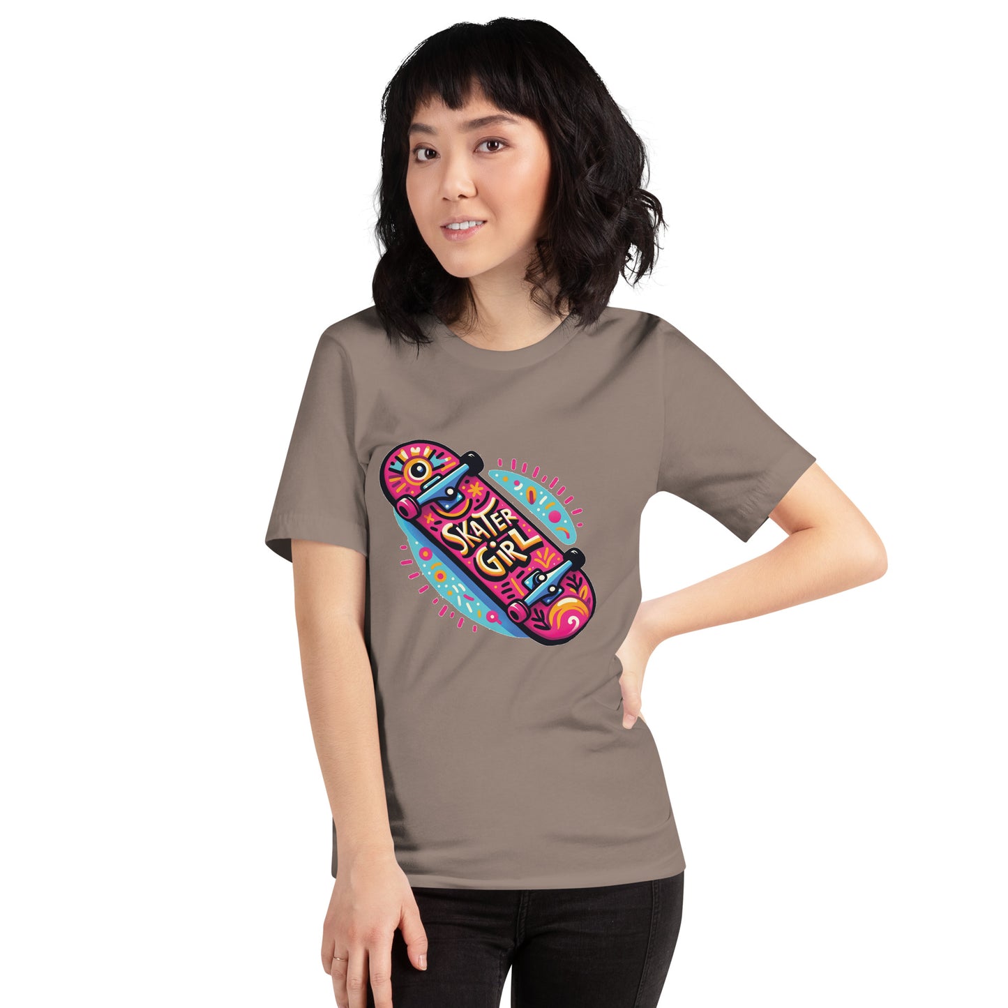 Graphic Printed Skater Girl  T-shirt