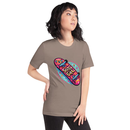 Graphic Printed Skater Girl  T-shirt