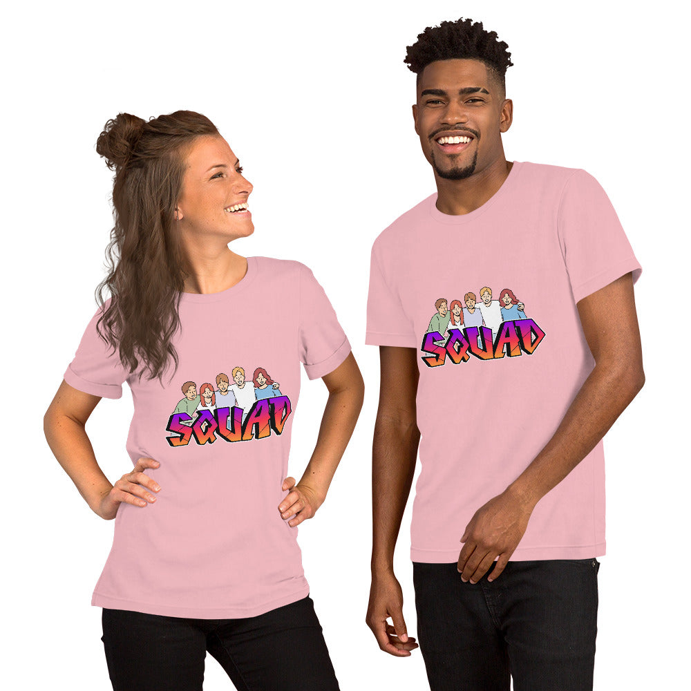 Unisex Casual Graphic Printed T-shirt for Friends