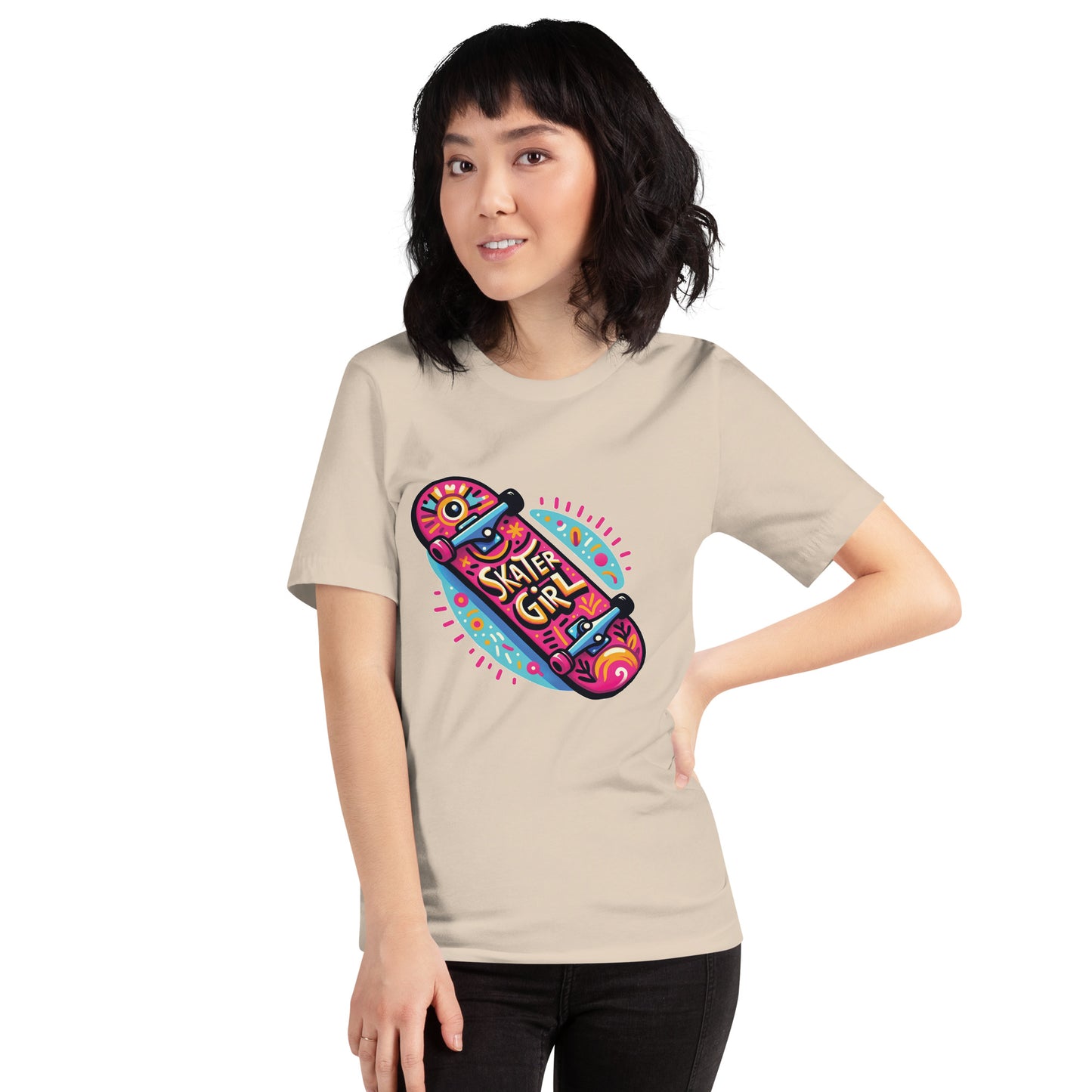 Graphic Printed Skater Girl  T-shirt