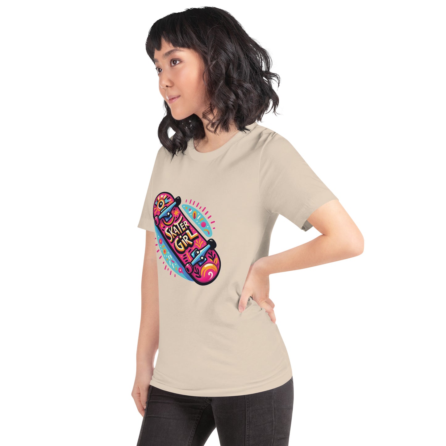 Graphic Printed Skater Girl  T-shirt