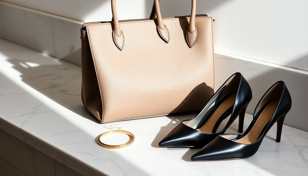 bags complement stylish shoes