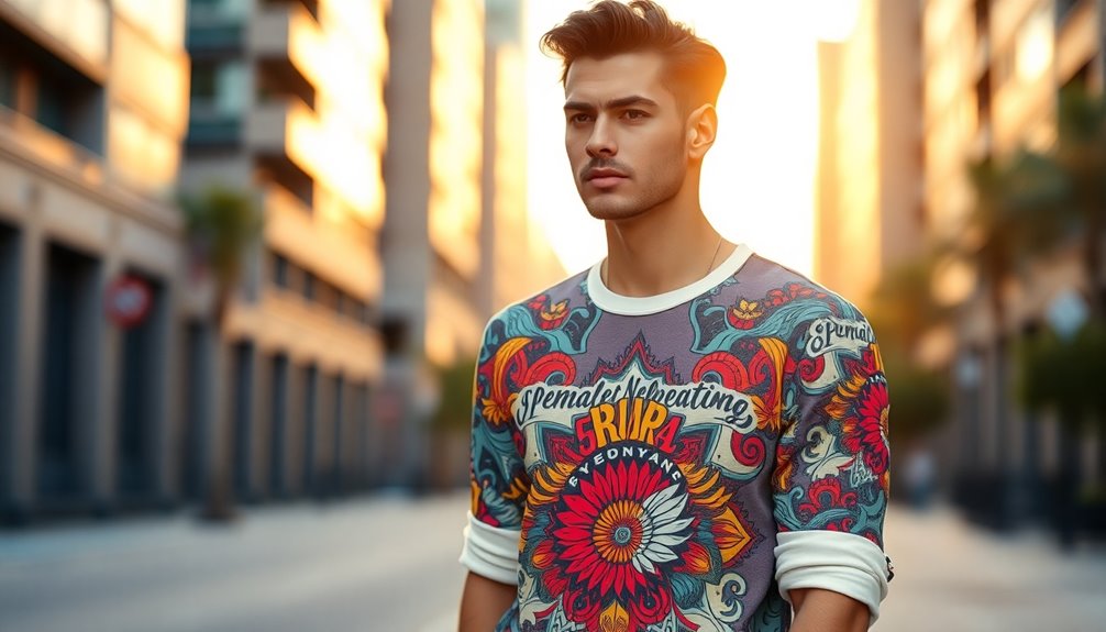 graphic printed t shirt style