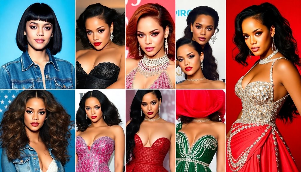 rihanna s stunning style evolution