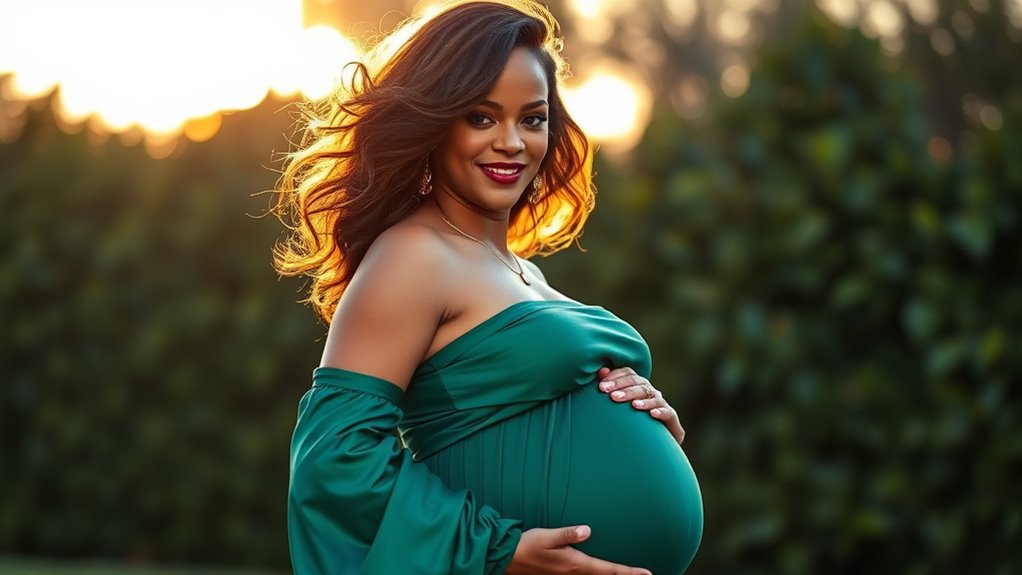 chic pregnancy fashion statements